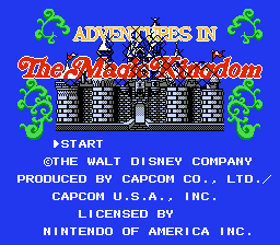 Adventures in the Magic Kingdom (USA) (Beta 2)